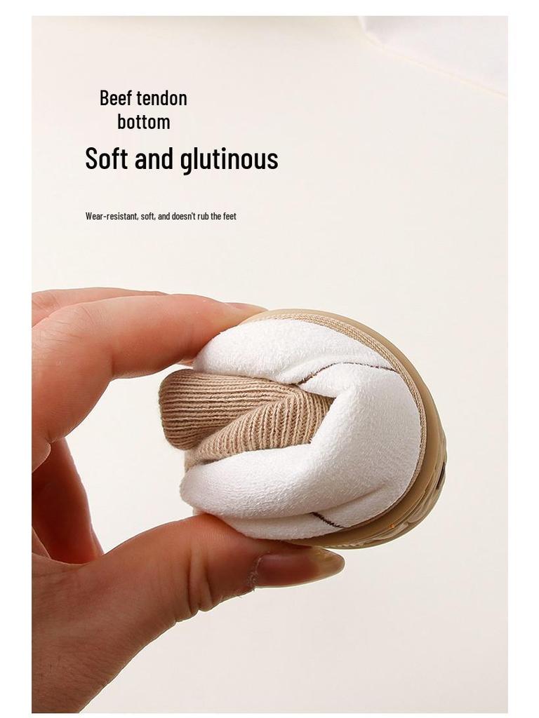 Детская обувь на мягкой подошве, Весна и Осень, 0-12 месяцев, Нескользящие носки для малышей для мальчиков и девочек