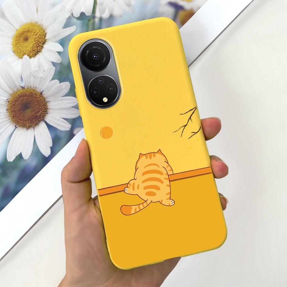 For Honor X7 X7a Case Lovely Duck Astronaut Soft Silicone Matte Phone Cover For Honor X7b CLK-LX1 Funda X 7b X 7a HonorX7 Bumper