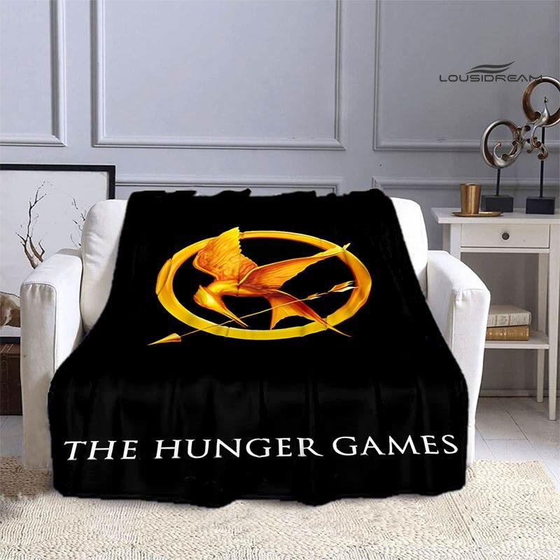 Одеяло с логотипом «Голодные игры», фланелевое мягкое и удобное одеяло, необходимое одеяло для домашнего путешествия, подарки на день рождения