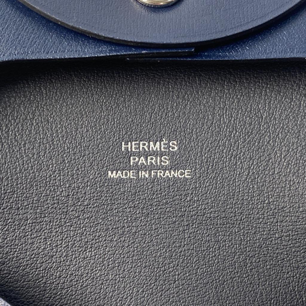 Б/у Кошелек HERMES Синяя гамма Шарф-платок Женский