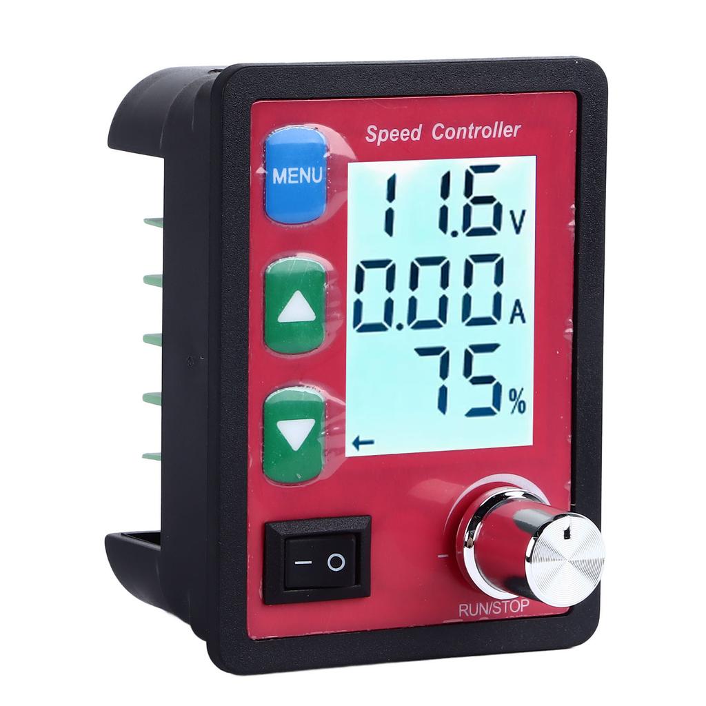 Motor Speed Controller 15A LCD Display Remote Control Motor Driver Speed Regulator with Overload Preservation  6‑55V