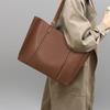 New Spring and Summer Trendy Genuine Leather Tote Bag Large Capacity Commuting Autumn and Winter Shoulder Bag