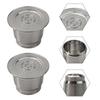 Stainless Steel Metal`Reusable Coffee Capsules`Pods For`Nespresso`Filter`Pods