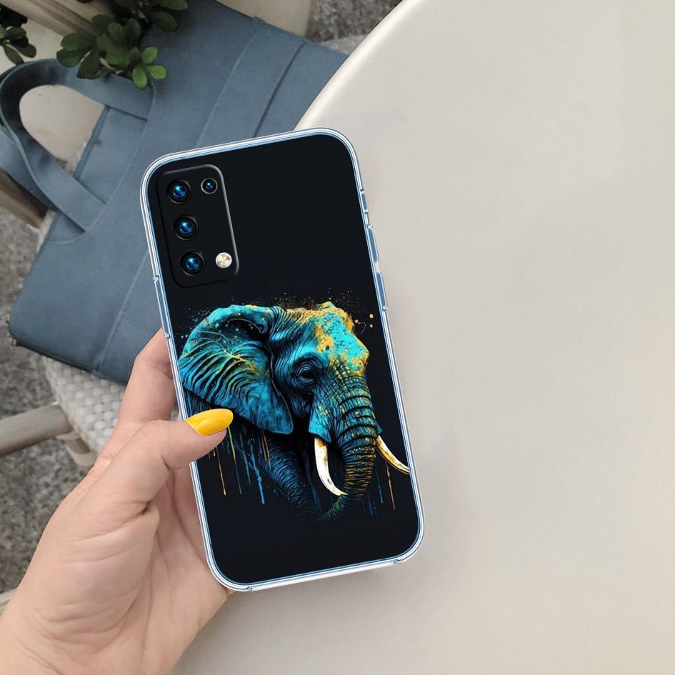 PP2 Animal Elephant Soft Shell Transparent Phone Case for Motorola Moto G7 G8 G9 G84 G85 G73 G24 G15 Z2 Play Power Plus