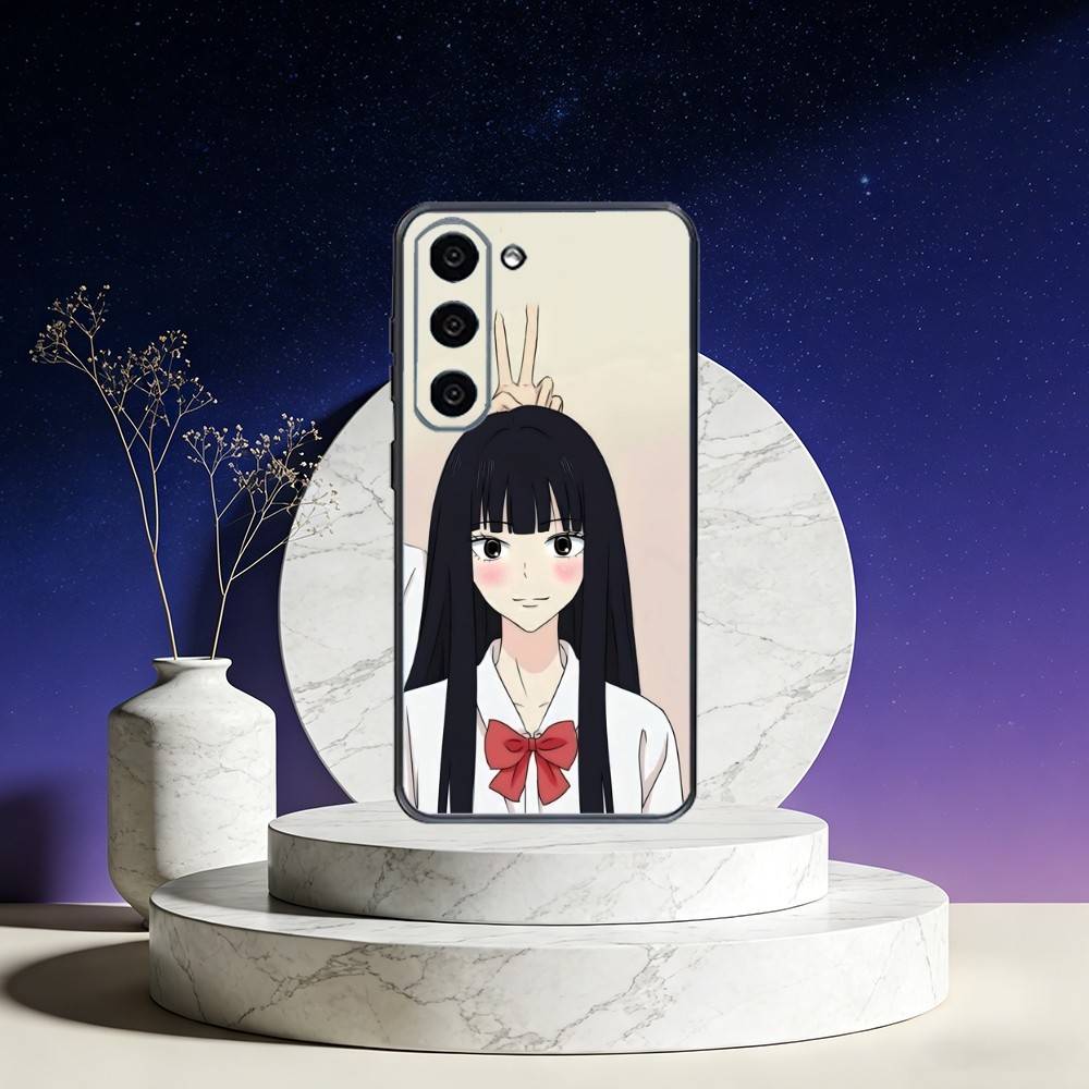 Чехол для телефона S-Sawako K-Kuronuma Для Samsung Galaxy A73,A72,A71,A70,A53,A52,A51,Другие Мягкий черный чехол