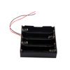 Plastic Battery Holder Storage Box Case For 18650 Rechargeable With Wire Lead