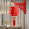 Wall Mount Red Lanterns Chinese New Year DIY Hanging Lantern Good Fortune Festive Lanterns for Spring Festival Party Home Decor