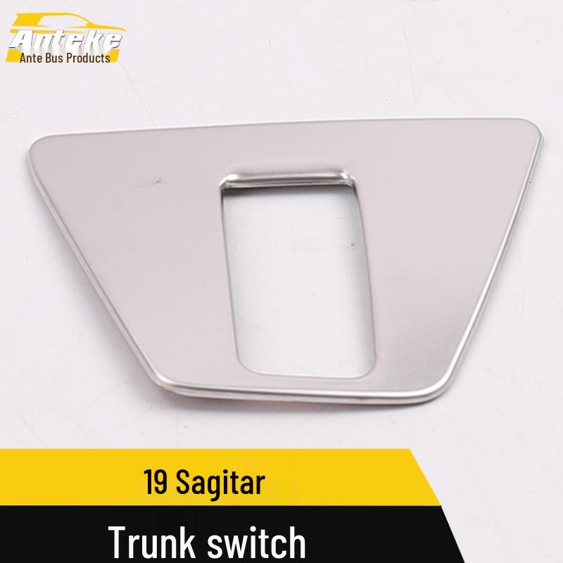 19 Sagitar Models Декоративная наклейка на кнопку багажника - Аксессуар с пайетками для переключателя багажника