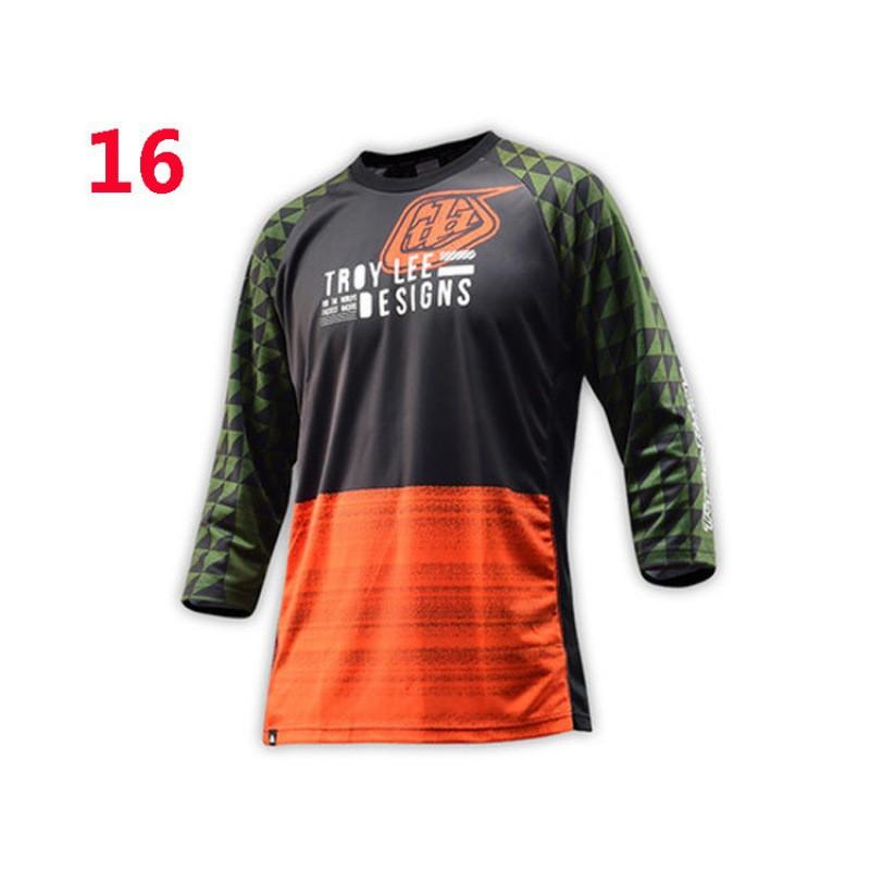 Mens Quick-Dry Cycling T-Shirt Mountain Bike Off-Road Motocross Riding Sportswear