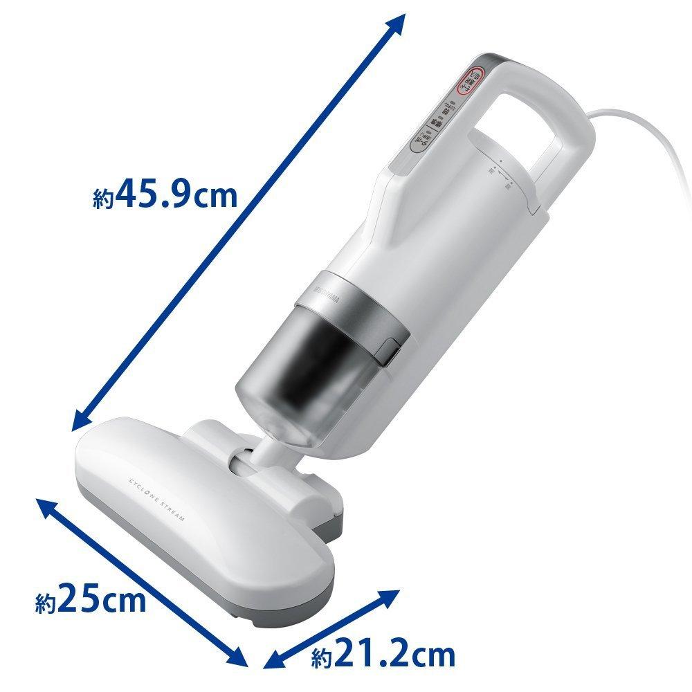 Iris Ohyama Super Suction Futon Cleaner Equipped with Dust Mite Sensor Dusting 6000 Approx. Times/min IC-FAC2
