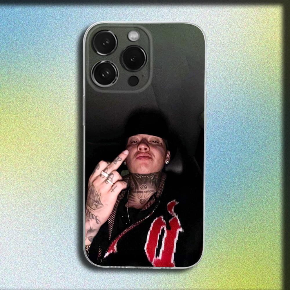 Singer Rapper B-Blessd Phone Case For iPhone 16,15,14,13,12,11 Plus,Pro,Max,XR,XS,Plus,SE,Mini Transparent Soft Cover