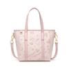 New Disney Mickey PU Tote Shoulder Bag Regular Women's Pink/Ecru DHB41216-A