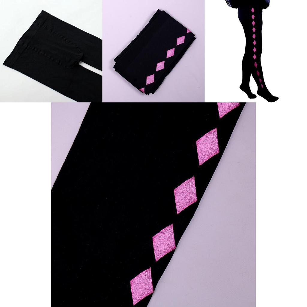 Puella Magi Madoka Magica Akemi Homura Cosplay Leggings With Knit Fabric For Daily Wear
