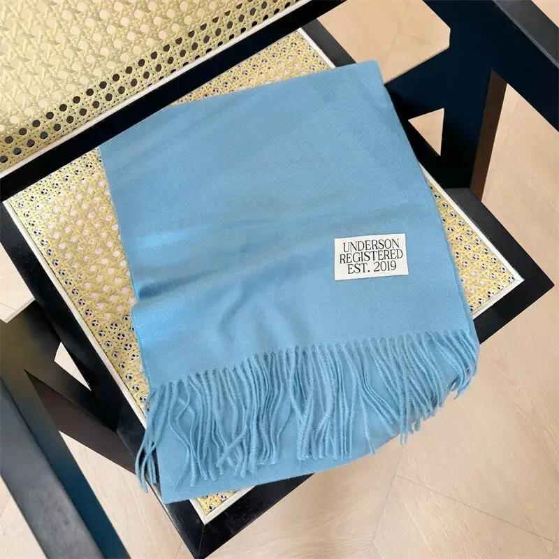 Purple Is Very Good To Match The New Solid Color Imitation Cashmere Scarf In Autumn and Winter of Dongdaemun, South Korea