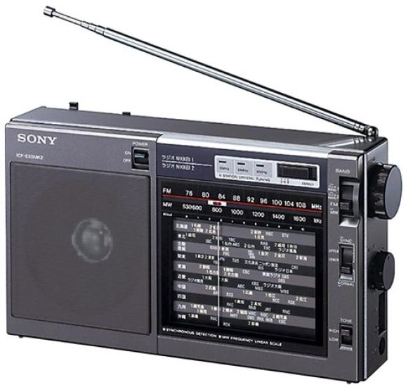 Sony Портативное радио NIKKEI FM/AM/Radio ICF-EX5MK2