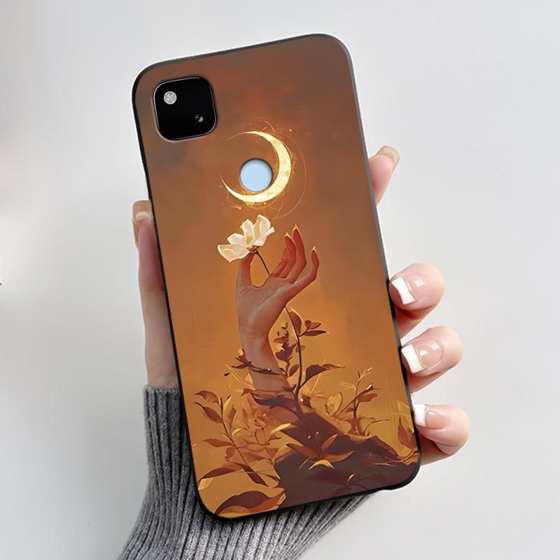 Чехол для телефона Google Pixel 4a 4G / 4a 5G, Ультратонкий, Тонкий, Эстетичный, Роскошный, Милый, Крутой, Для Мальчиков, Девочек, Мягкий Силикон, Матовый Чехол