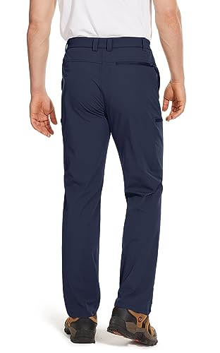 TACVASEN Men's Outdoor Work Cargo Pants, Plus Sizes Available, Lightweight, Water-Repellent, Breathable, Quick-Drying, for Hiking, Trekking, and More,