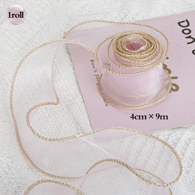 5 шт./лот, оберточная бумага для букета, День святого Валентина, свадебная оберточная бумага с розами и цветами, ленты для упаковки цветов на день рождения