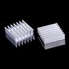10 шт., алюминиевые радиаторы 20X20X6 мм со светодиодной подсветкой, радиаторы с лентой