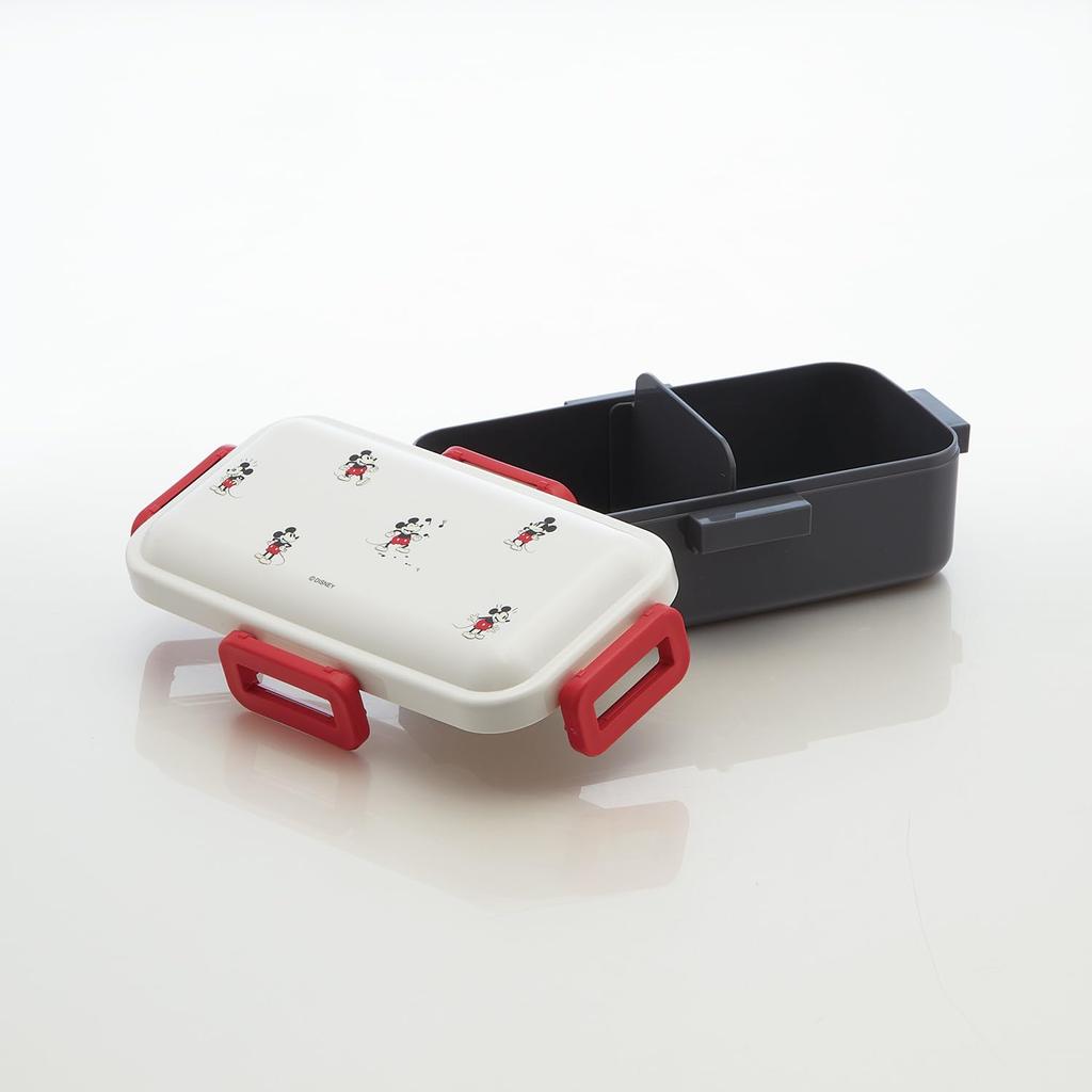 Skater Bento Soft Domed Made In Disney Mickey Mouse PFLB6AG67033 Box, 530ml, Antibacterial, Filling, Lid, Japan, Design,