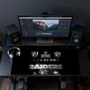 Black Raiders Mouse Pad, Large Gaming Desk Mat, Non-slip XXL Mousepad for Laptop & Tablet, Mini PC Playmat with Stitched Edges