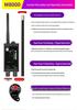 M8000 Wireless Anti-Peeping, Anti-Eavesdropping, Anti-Positioning Signal and Camera Detector.