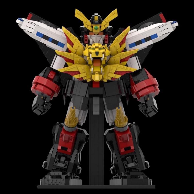 M Building Block Compatible With Lego, Combat Robot Mecha Brave King Gaogaigar Model High Difficulty
