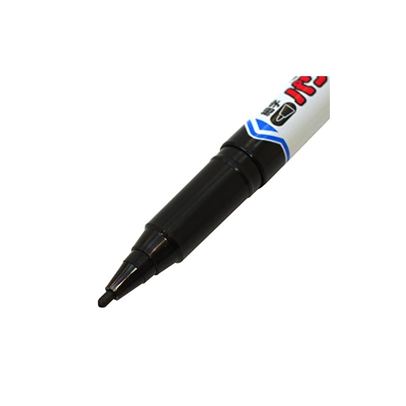 Mitsubishi Pencil Powerful Name Двусторонний масляный маркер, Черный PNA155T1P.24