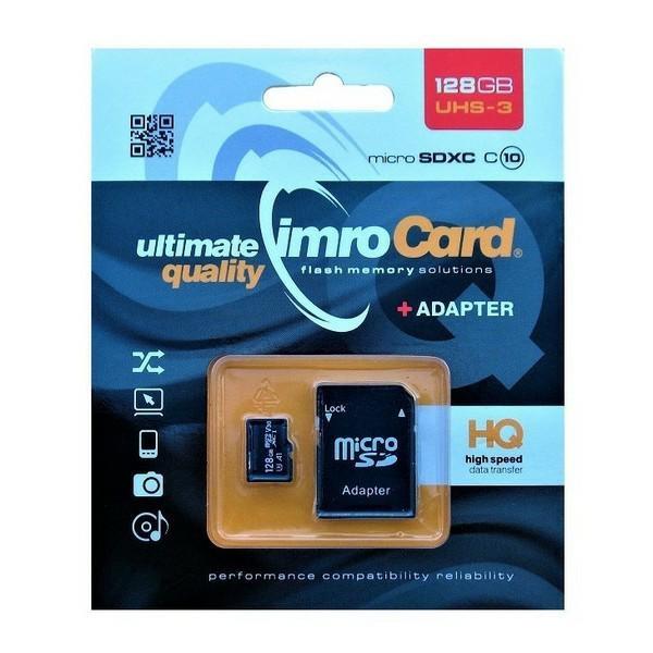 Карта памяти microSDXC 128GB Imro+ UHS-3