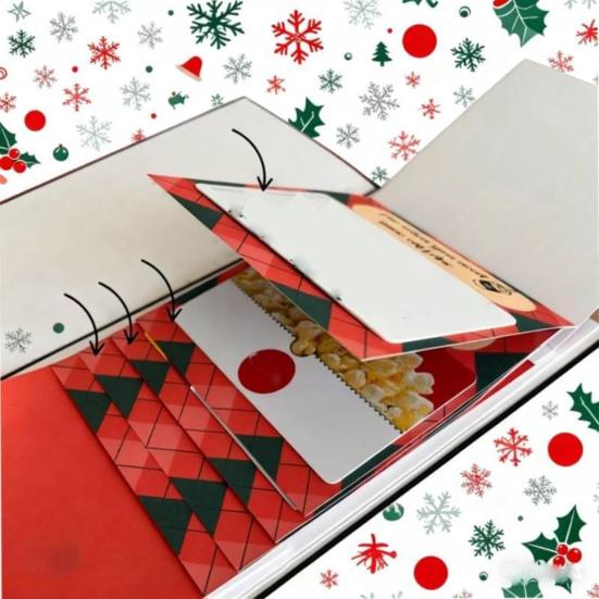 Буклет для подарочных карт «Водопад», ручная работа, креативный праздничный держатель для наличных и ваучеров, для группового дарения