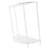 Акриловый приставной столик Semiellipse 2 Tier Small Nightstand для гостиной спальни прикроватная тумбочка