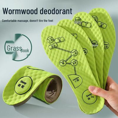 Полынные акупрессурные стельки: Дышащая, Амортизирующая, Мягкая Поддержка для Мужчин и Женщин во время Весенне-Летних Активностей