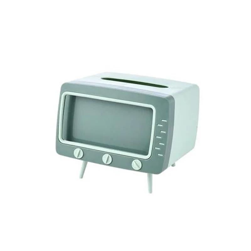 Новый держатель для салфеток для телевизора, настольный диспенсер для хранения салфеток, органайзер с держателем для мобильного телефона