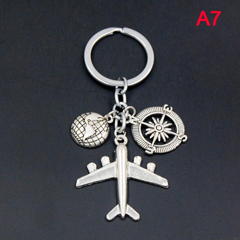 1 шт. брелки с изображением самолета Земли, независимо от того, где подвеска, дорожный брелок