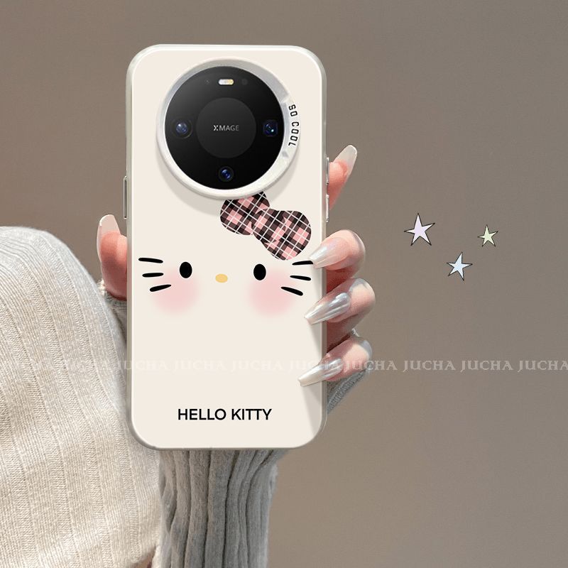 Applicable Huawei mate mobile phone case artistic cartoon HUAWEImatepro Hello Kitty blush emoji
