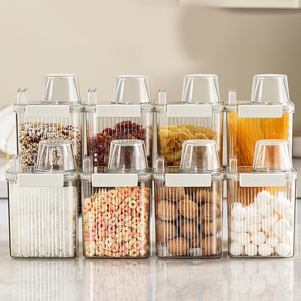 Герметичное решение для хранения продуктов Контейнер для муки и зерновых Герметичный бак для хранения продуктов Удобное ведро для риса Кухонная утварь