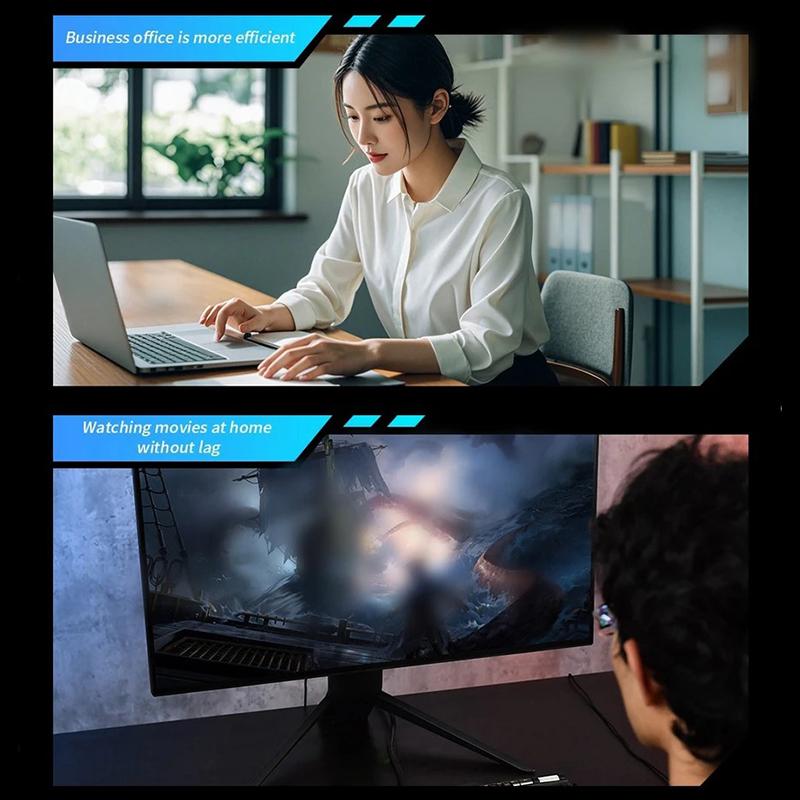 6500Mbps WiFi 7 USB Adapter BE6500 2.4G&5.8G&6GHz Wireless Network Card 802.11be Free-Drive WiFi Adaptador for Win 10/11