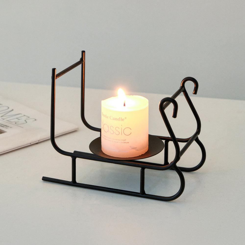 Домашний поднос для свечей Ресторанный стол Рождественское украшение Подсвечник Мебель