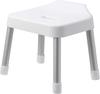 Yamazaki Jitsugyo 7307 Hook Bath Chair SH30 White W33 X X H34cm MIST Breathable and Easy To Dry Approx. D31.5 (Seating Height Approx. 30cm)
