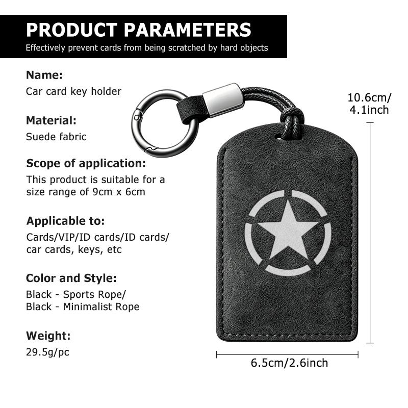 AJW7 Car Smart Remote Key Card Case Protector Holder Shell Keychain For Jeep Compass Renegade Cherokee Wrangler JK Patriot Liberty