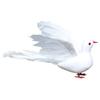 Eye-catching Realistic Looking Delicate Texture Simulation Pigeon Artificial Bird Wedding Party Desktop Statue for Home