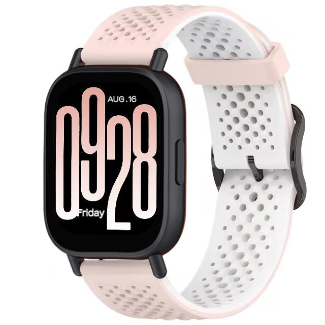 20mm 22mm Silicone Strap for Redmi Watch 5 Active/Lite Sports Smartwatch Breathable Replacement Wristband for Redmi Watch 5 Lite