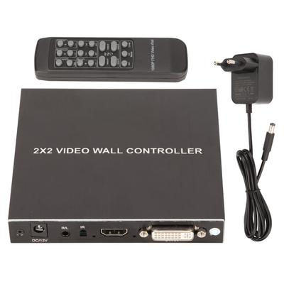 DVI TV Wall Видеоконтроллер Поворотный на 180 градусов HD Мультимедийный Интерфейс Процессор Сращивания Дисплеев