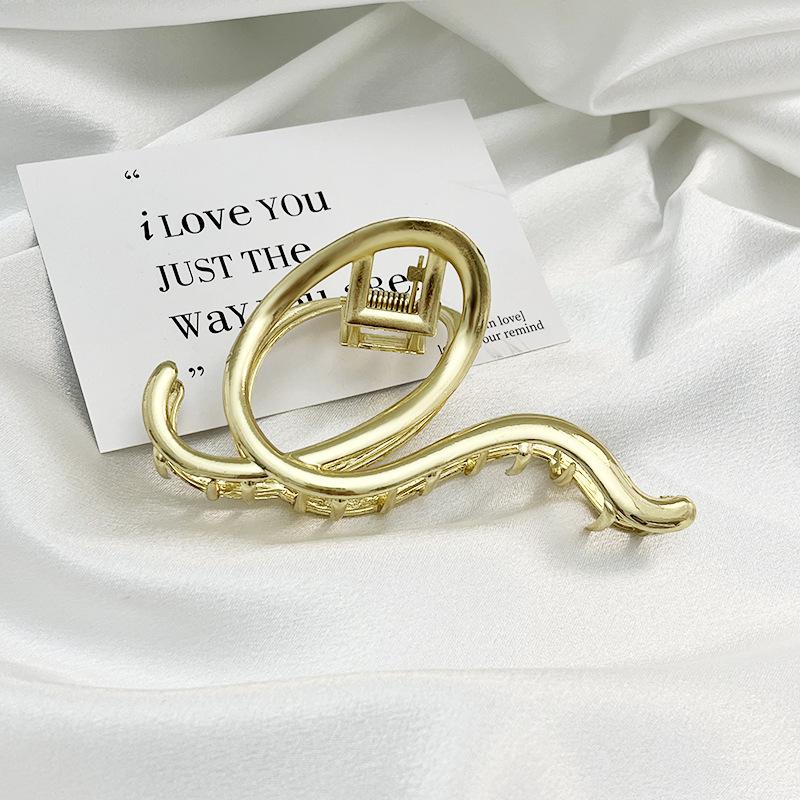 Модные женские металлические когти для волос, модные золотые серебряные заколки-крестики для волос, корейские геометрические шпильки для волос, аксессуары для волос для девочек