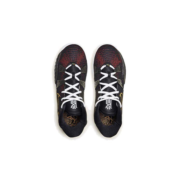 Nike Детские кроссовки Kyrie 7 GS Roswell Rayguns черные, университетские, золотые, оранжевые, CT4080-001
