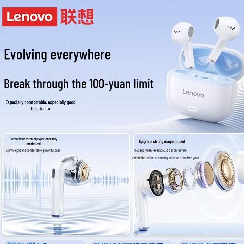 Lenovo EA175 Wireless Half-in-ear Bluetooth Earbuds