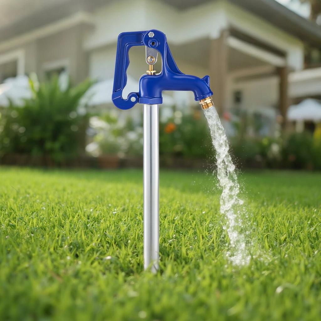Frost Proof Yard Hydrant, 1895mm Freeze-Proof Outdoor Faucet with 1219.2mm Bury Depth, G 3/4" Pipe Connection & Hose Coupling, No Lead Freezeless