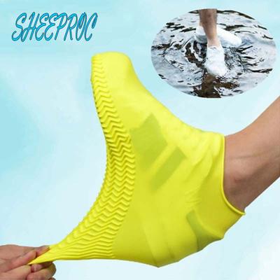 Винтажные резиновые сапоги унисекс с многоразовыми латексными водонепроницаемыми чехлами от дождя