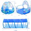 3 In 1 Baby Tent Playpen with Tunnel Children Ball Pool Large Portable Kids Tent Ball Pit Crawling Tunnel Kid Playground House