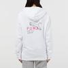 Puma Logo Print Sport Hoodie With Drawstring Женские топы Белый 534417-02